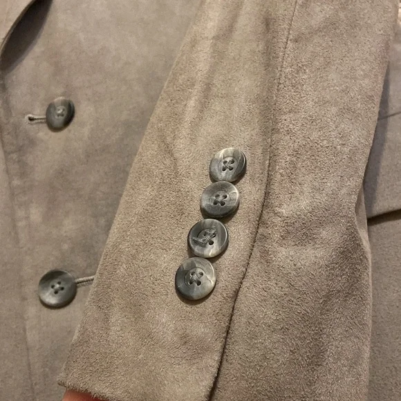 Christian Dior Men's 39R Suede Suit Jacket Blazer Two Button Sport Coat Suede - Picture 4 of 16